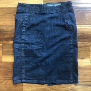 Converse denim skirt